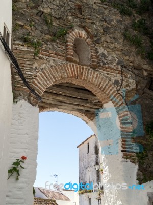 Casares, Andalucia/spain - May 5 : Entrance Arch To Casares Spai… Stock Photo