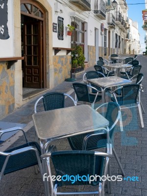 Casares, Andalucia/spain - May 5 : Street Scene In Casares Spain… Stock Photo