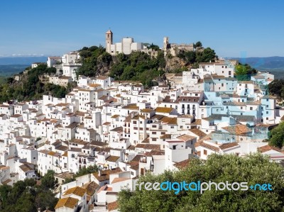 Casares, Andalucia/spain - May 5 : View Of Casares In Spain On M… Stock Photo