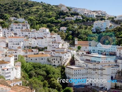 Casares, Andalucia/spain - May 5 : View Of Casares In Spain On M… Stock Photo