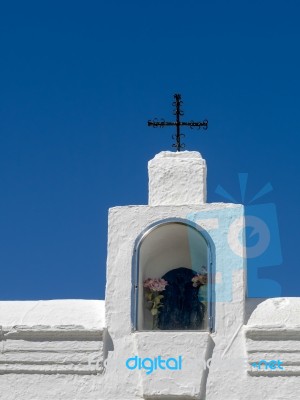 Casares, Andalucia/spain - May 5 : View Of The Cemetery In Casar… Stock Photo