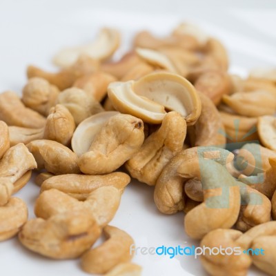 Cashew Nuts Stock Photo