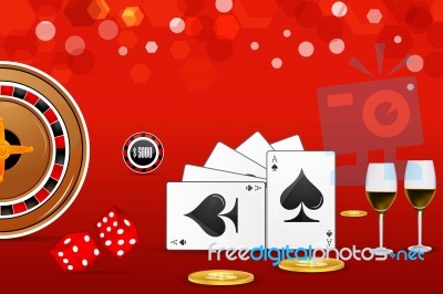 Casino Card Stock Image