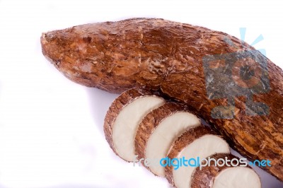 Cassava Root Stock Photo