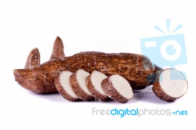 Cassava Root Stock Photo