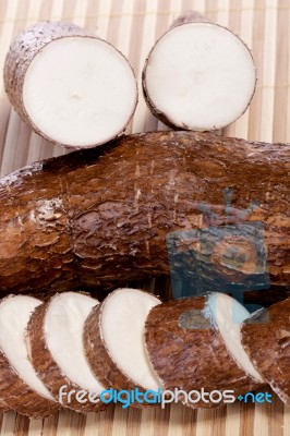 Cassava Root Stock Photo