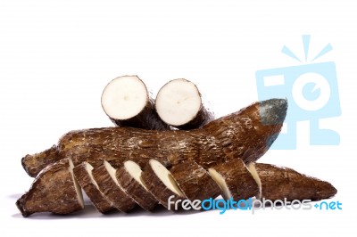 Cassava Root Stock Photo