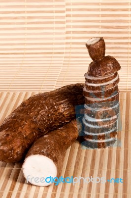 Cassava Root Stock Photo