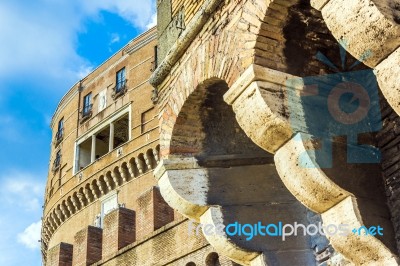 Castel Sant'angelo Detail Stock Photo