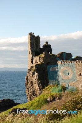 Castle Ruin Stock Photo