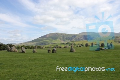 Castlerigg Stone Circle Stock Photo