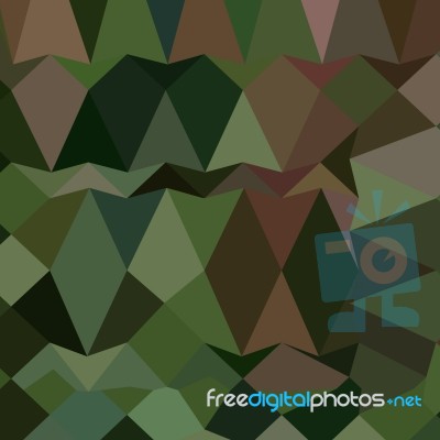 Castleton Green Abstract Low Polygon Background Stock Image