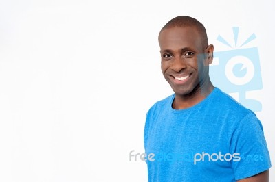 Casual Man Posing To Camera Stock Photo