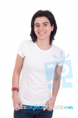 Casual Woman Stock Photo