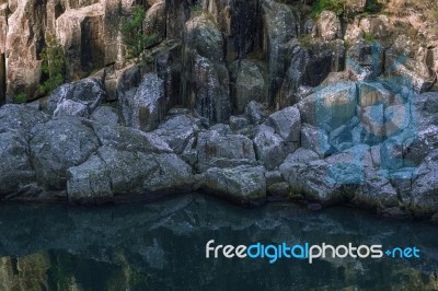 Cataract Gorge During The Day Stock Photo