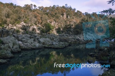 Cataract Gorge During The Day Stock Photo