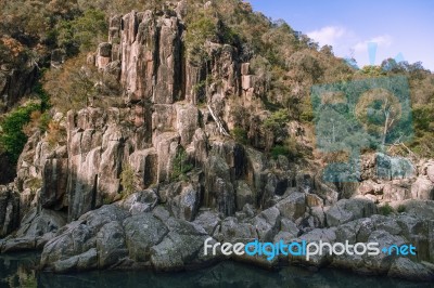 Cataract Gorge During The Day Stock Photo