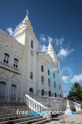 Catedral Nossa Senhora Da Luz's Church, Sao Luis, Maranhao, Bras… Stock Photo