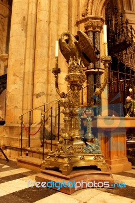 Cathedral Lectern Stock Photo