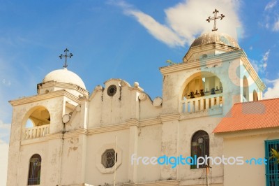 Cathedral Nuestra Senora De Los Remedios Y San Pablo Del Itza. F… Stock Photo