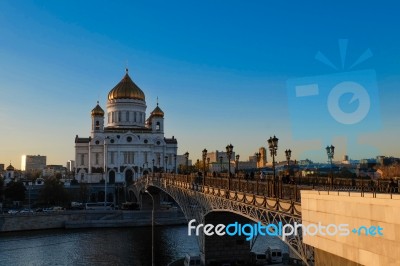 Cathedral Of Christ The Saviour Stock Photo