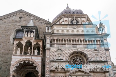 Cathedral Of St Alexander In Bergamo Stock Photo