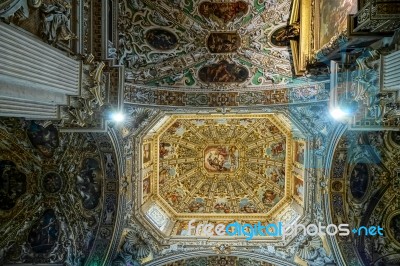 Cathedral Of St Alexander In Bergamo Stock Photo