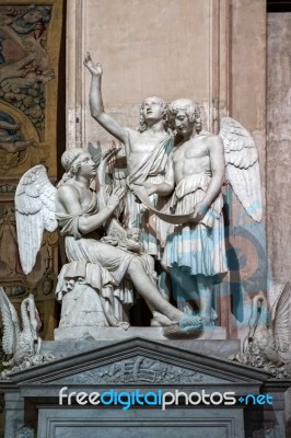 Cathedral Of St Alexander In Bergamo Stock Photo