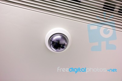 Cctv Camera Stock Photo