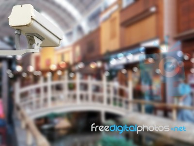 Cctv Camera Stock Photo