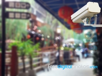 Cctv Camera Stock Photo