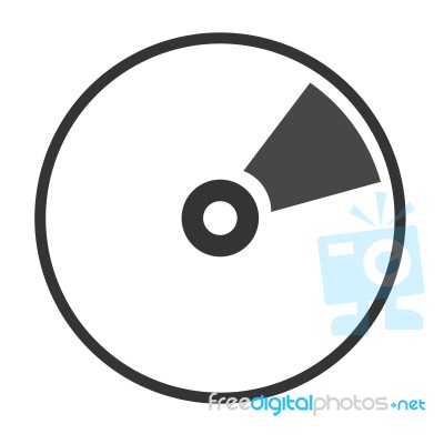 Cd Icon Illustration Stock Image