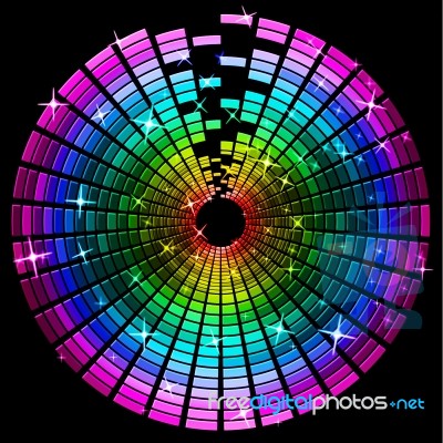 Cd Technology Means Cdr Recordable And Cd-rw Stock Image