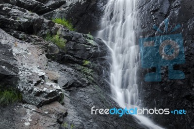 Cedar Creek Falls In Mount Tamborine Stock Photo