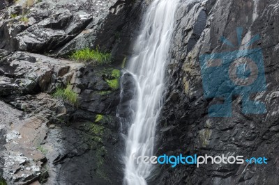 Cedar Creek Falls In Mount Tamborine Stock Photo