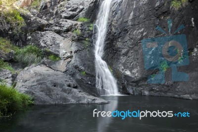 Cedar Creek Falls In Mount Tamborine Stock Photo