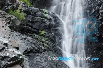 Cedar Creek Falls In Mount Tamborine Stock Photo