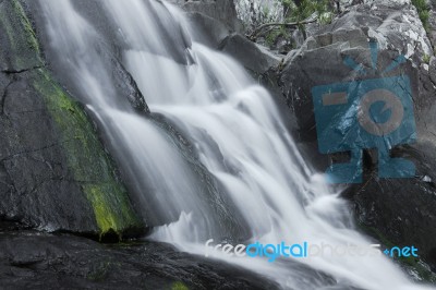 Cedar Creek Falls In Mount Tamborine Stock Photo