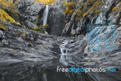 Cedar Creek Falls In Mount Tamborine Stock Photo