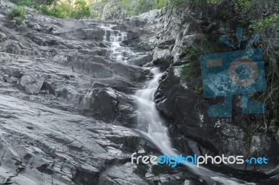 Cedar Creek Falls In Mount Tamborine Stock Photo