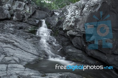 Cedar Creek Falls In Mount Tamborine Stock Photo