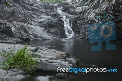 Cedar Creek Falls In Mount Tamborine Stock Photo