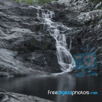 Cedar Creek Falls In Mount Tamborine Stock Photo