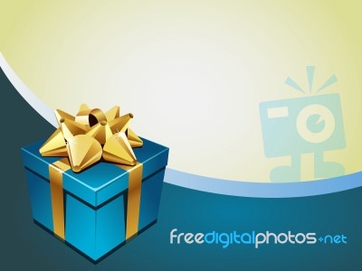 Celebration Gift Box Stock Image