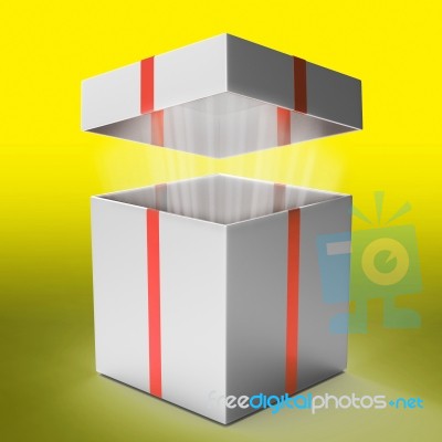 Celebration Gift Indicates Celebrations Present And Presents Stock Image