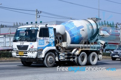 Cement Truck Stock Photo