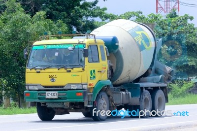 Cement Truck Of Qmix Stock Photo