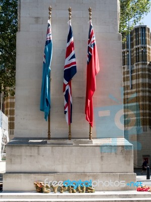 Cenotaph War Memorial In Whitehall London Stock Photo