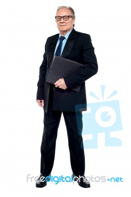 Ceo All Ready To Attend Annual Business Meeting Stock Photo