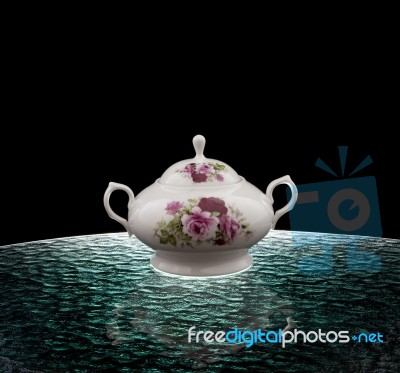 Ceramic Pot Use For Multipurpose Stock Photo